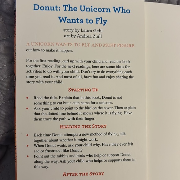 Donut the Unicorn Who Wants to Fly Laura Gehl Dolly Parton Imagination Library - Picture 5 of 12